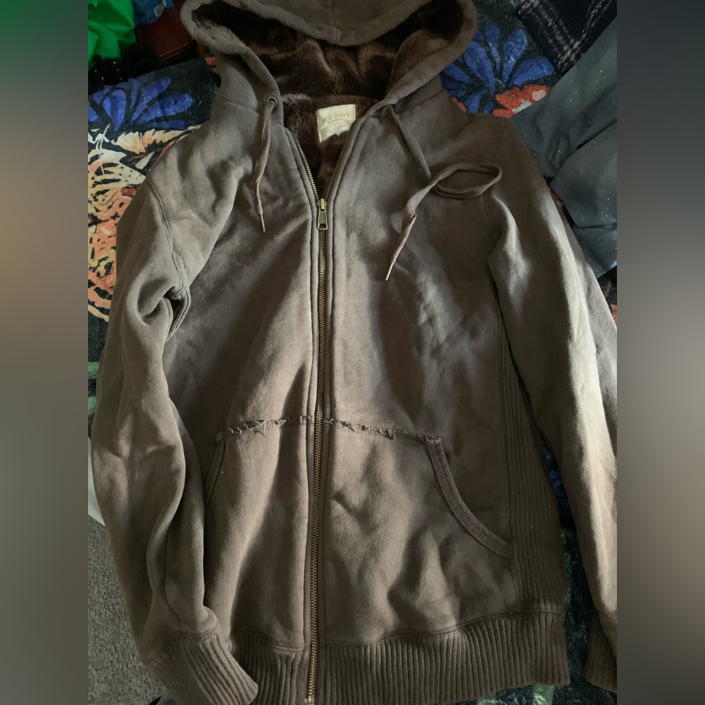 Brown maternity sweater